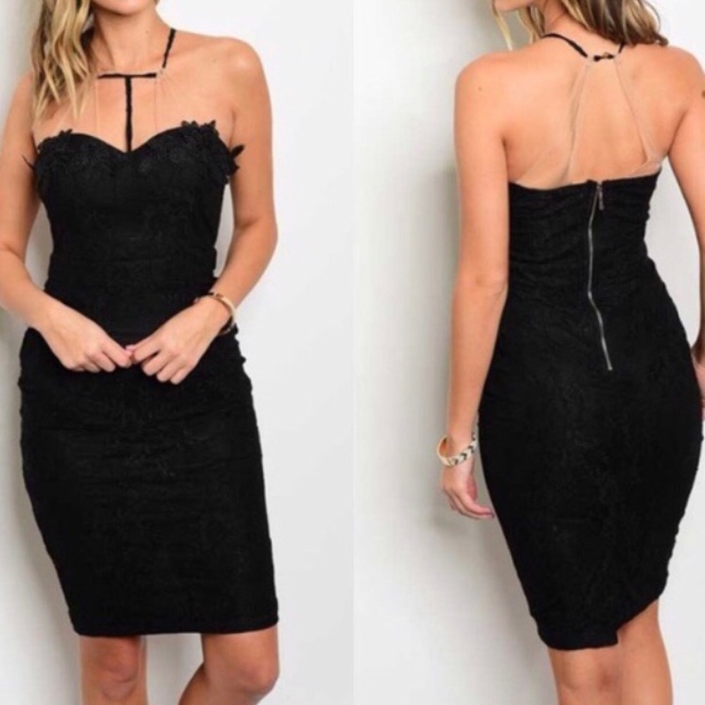 🆕 Black Lace Dress